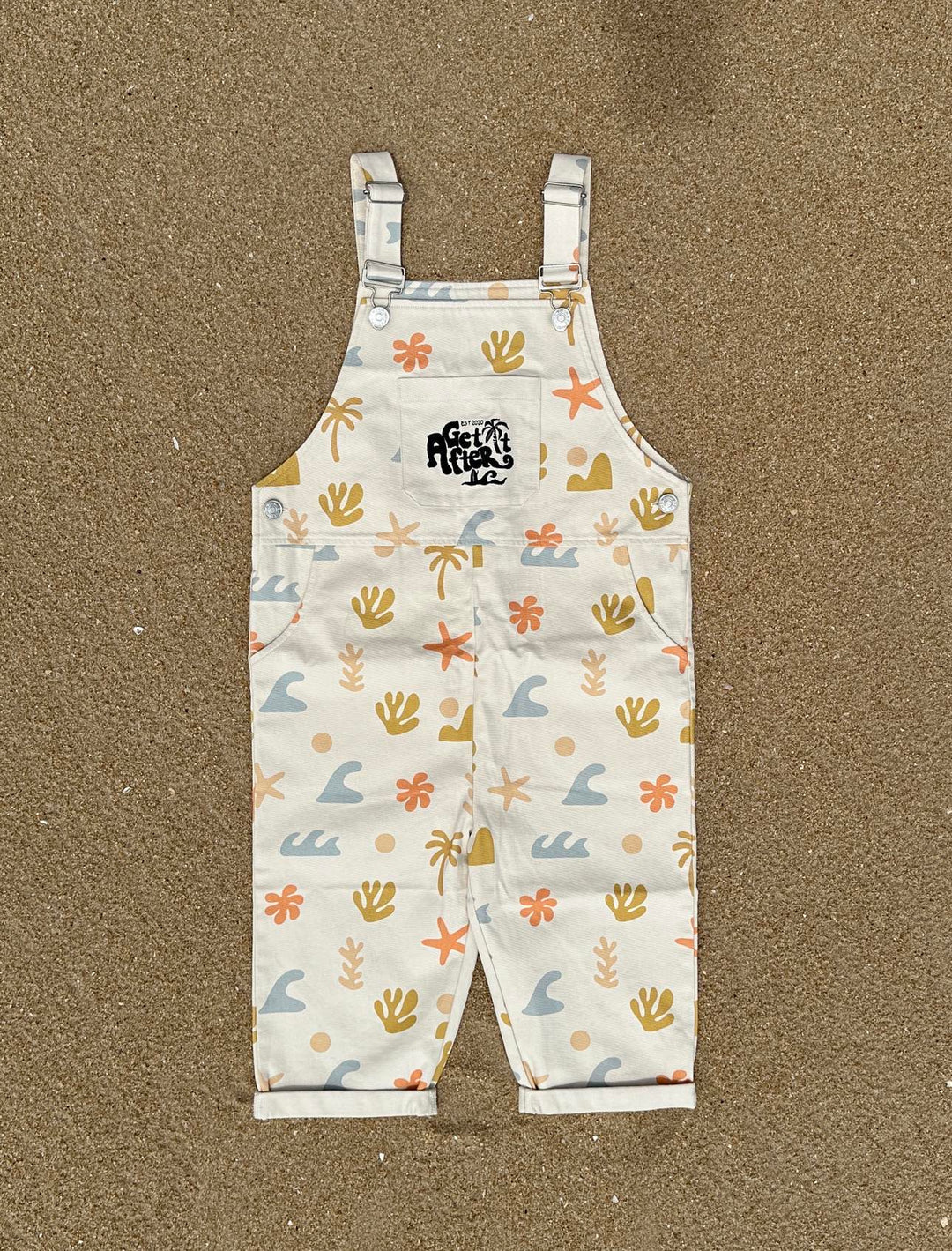 Coral Kid Overalls