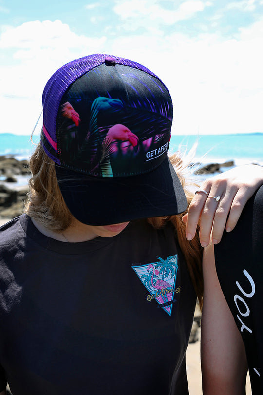 Flamingo Truckers Cap